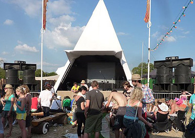 Ace Vintage Systems at Glastonbury 2010.